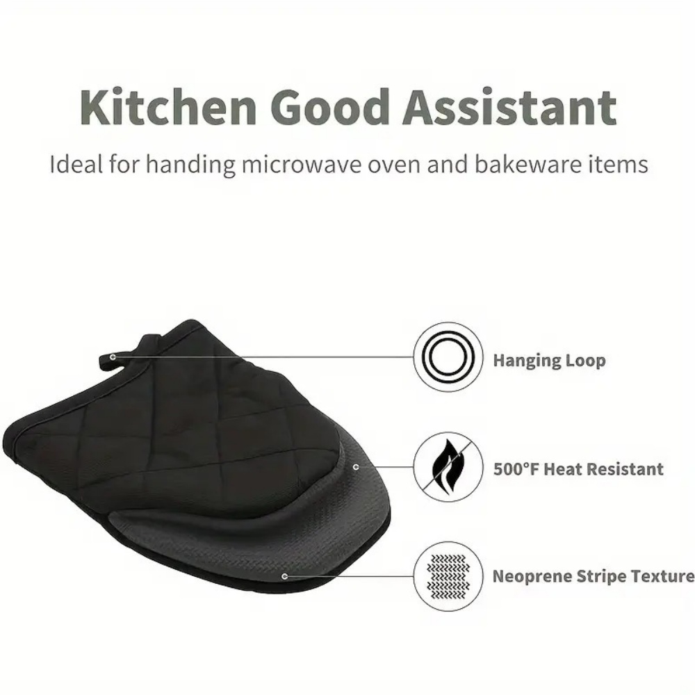 オーブンミット 500 ° 耐熱オーブンミット、滑り止めグリ - Oven Mitt Silicone のレビューと価格