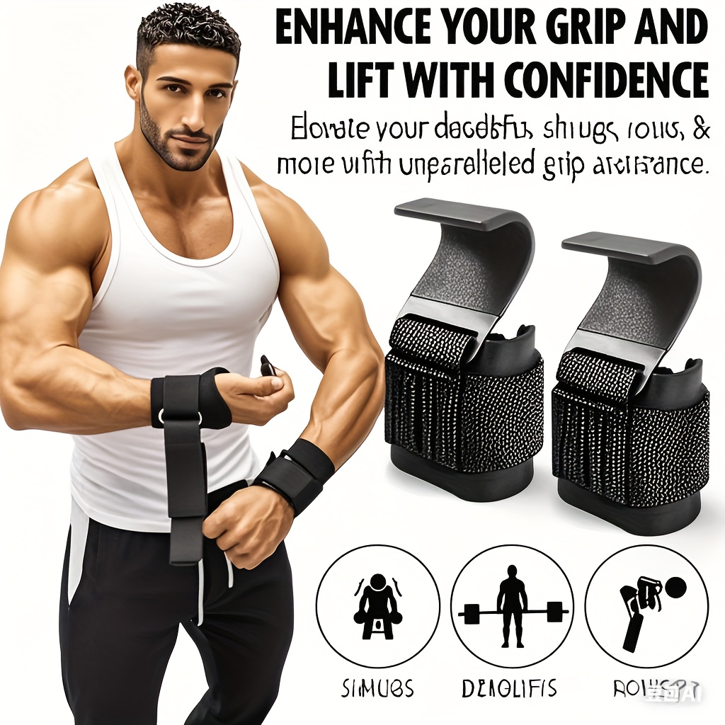 ウェイトリフティングフックグリップ（リストラップ付き）ハンド - Workout Glove Gym のレビューと価格