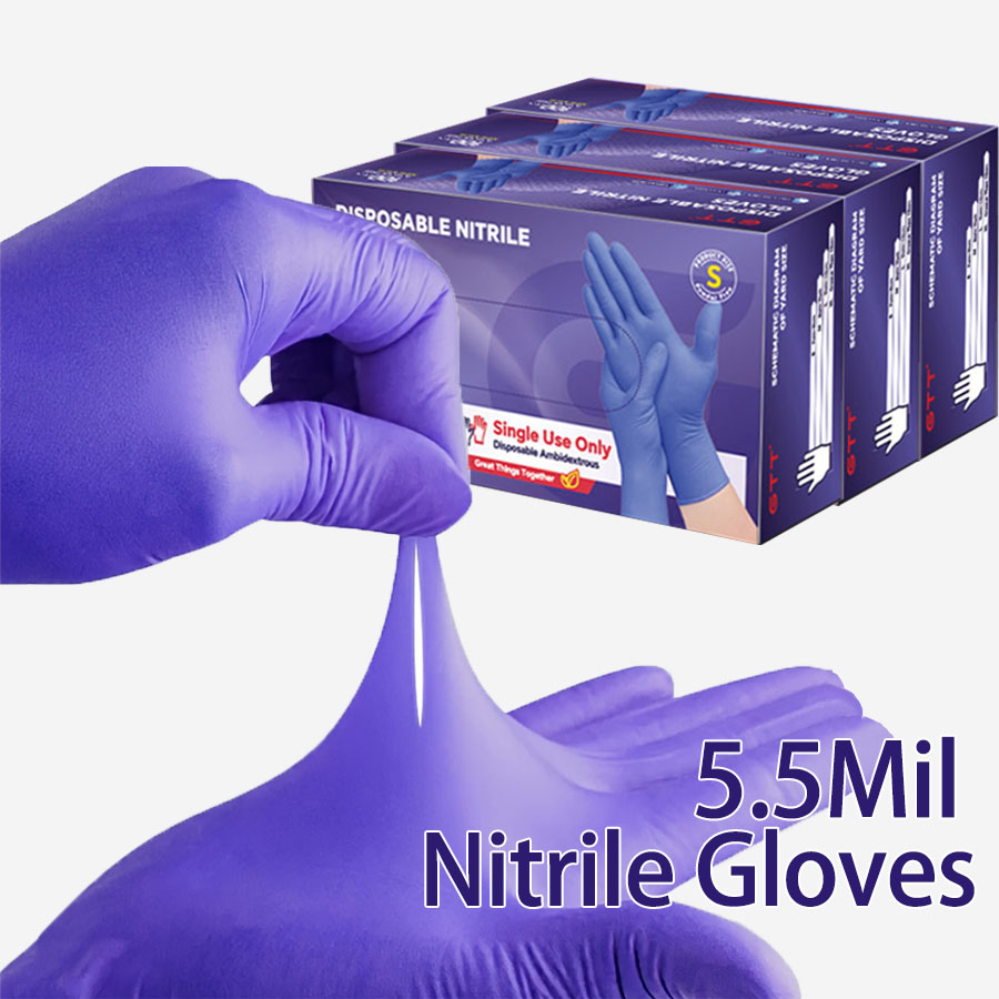 200枚入り使い捨てニトリル手袋 5ミル パウダーフリー ラ - Exam Glove Nitrile のレビューと価格