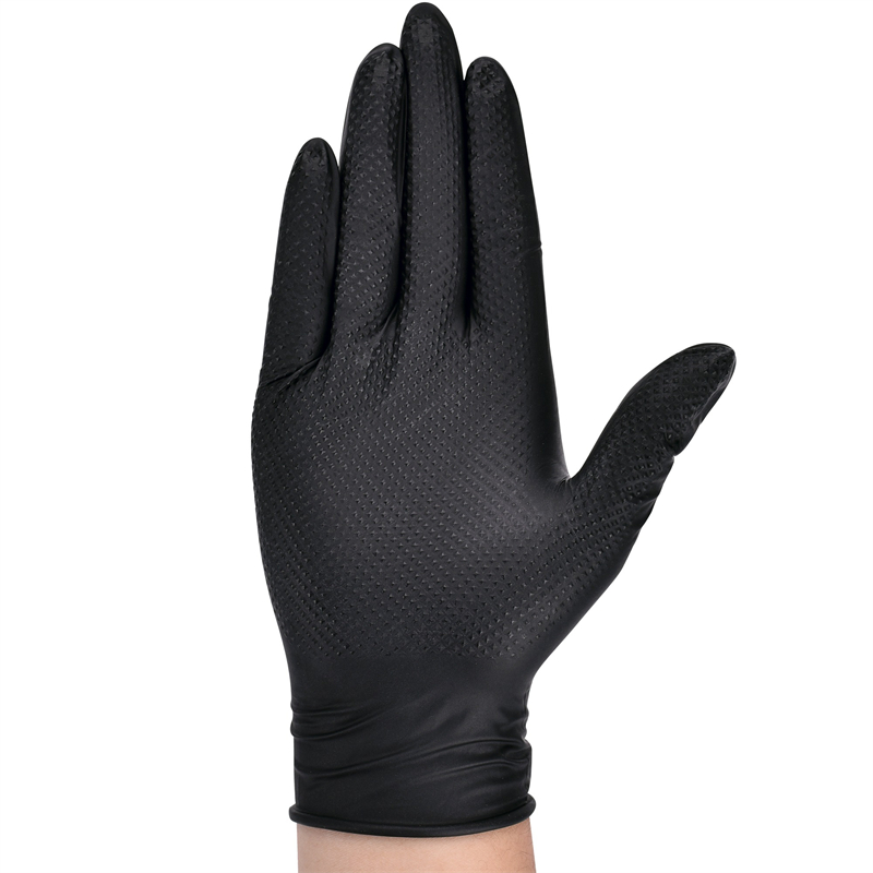 ヘビーデューティブラックニトリル手袋 10/30/50 個  - Nitrile Mechanic Glove のレビューと価格