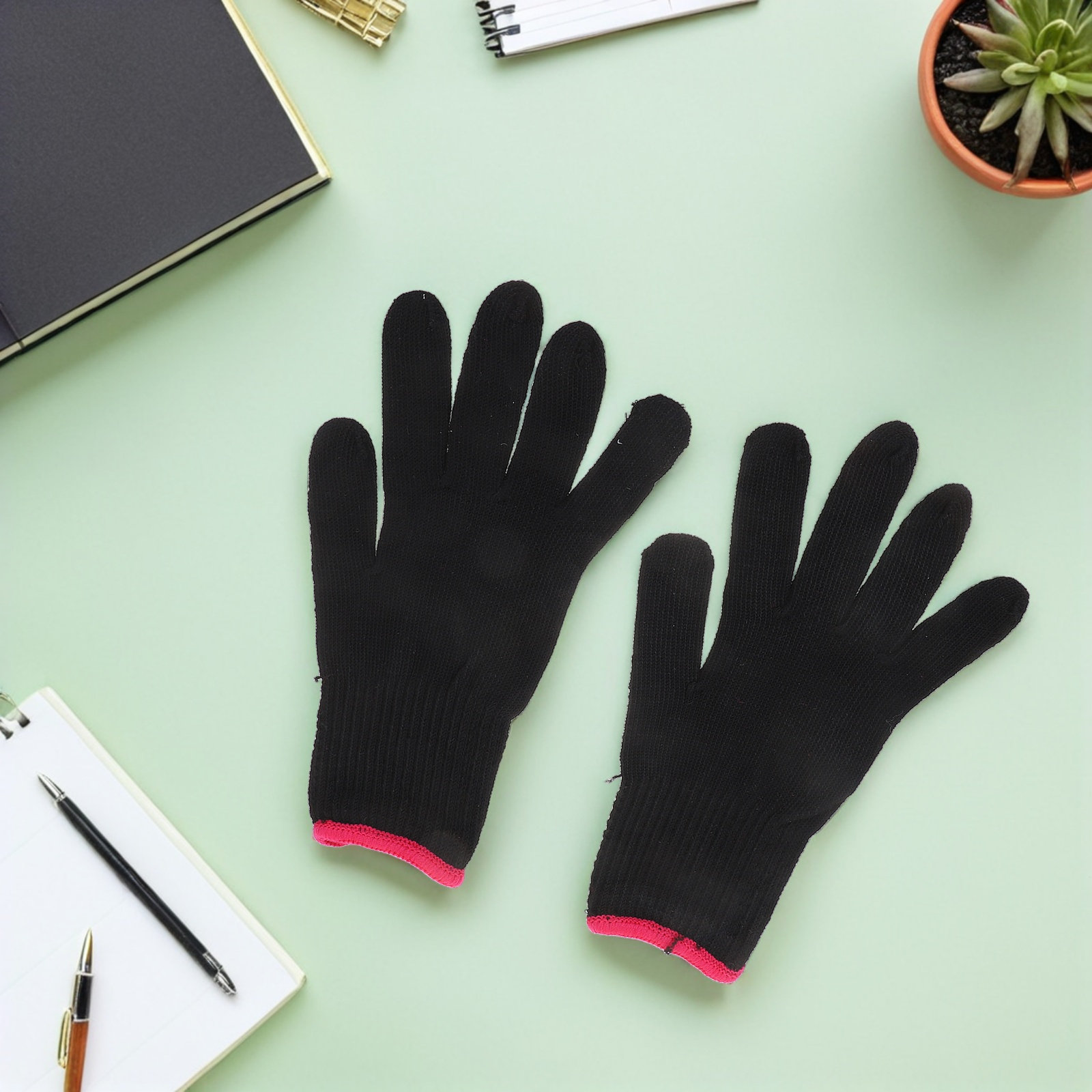 耐熱性ヘアスタイリンググローブ6枚セット。伸縮性に優れた高品 - Heat Resistant Glove のレビューと価格