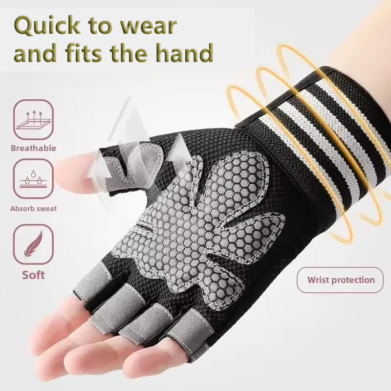 ウェイトリフティンググローブ 手首サポート 滑り止め 通気性 - Workout Glove Gym のレビューと価格