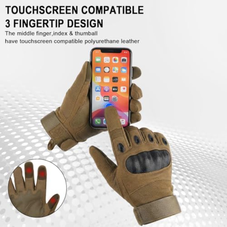 男性用ユーティリティグローブ、タッチスクリーン対応パームパッ - Cycling Glove Padded のレビューと価格