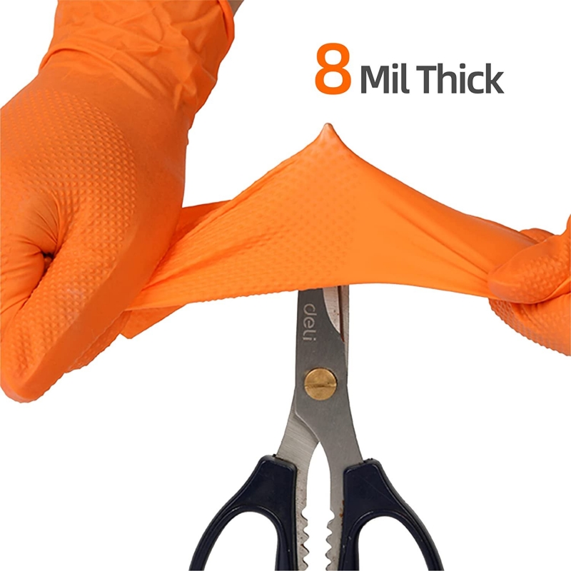 8mil ニトリル手袋厚手 30/50 個工業用使い捨て手袋 - Nitrile Mechanic Glove のレビューと価格