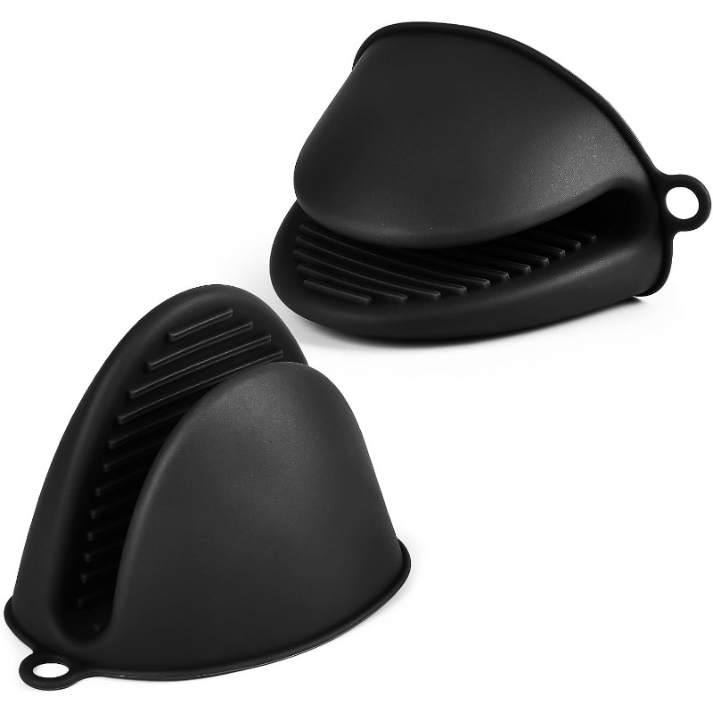 電子レンジ用シリコン製耐熱手袋1組。耐熱性があり、滑り止め加 - Oven Mitt Silicone のレビューと価格
