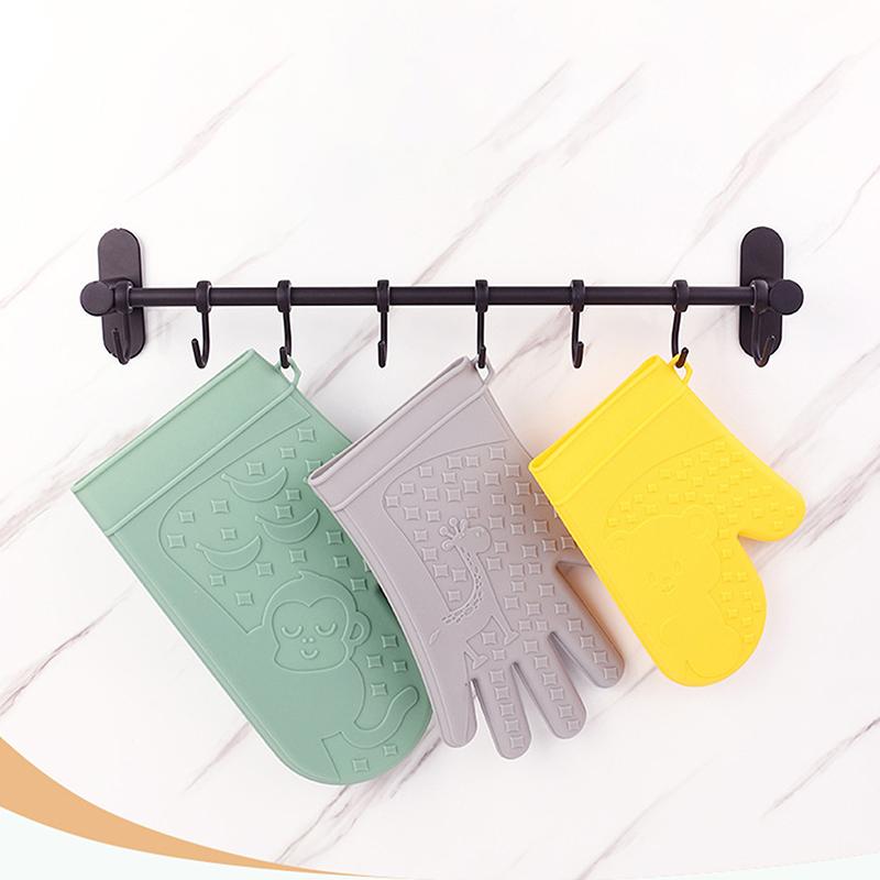 耐熱オーブン手袋 1組 シリコン製 プロフェッショナルミット - Oven Mitt Silicone のレビューと価格