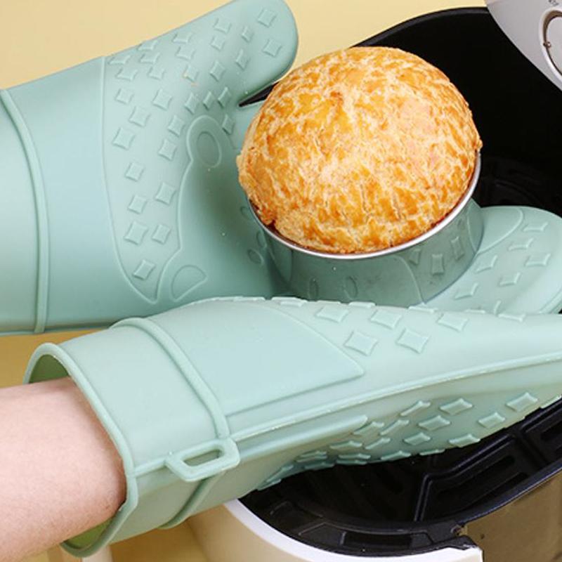 耐熱オーブン手袋 1組 シリコン製 プロフェッショナルミット - Oven Mitt Silicone のレビューと価格