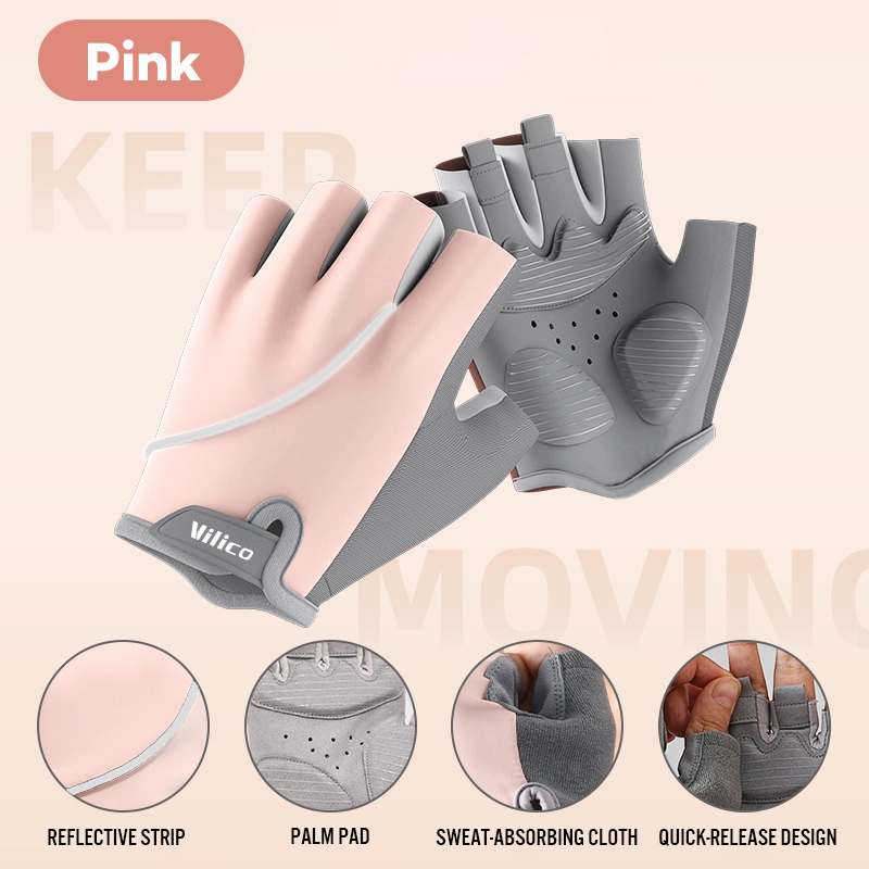 夏通気性サイクリング手袋ワークアウトジム手袋男性女性重量挙げ - Workout Glove Gym のレビューと価格
