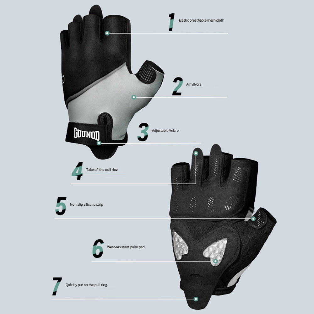 男女兼用ワークアウトグローブ1組 - 通気性のある指なしジム - Workout Glove Gym のレビューと価格