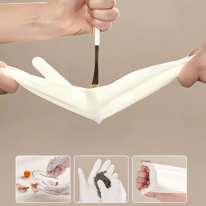 ニトリル製食器洗い用手袋 厚手 防水 快適 肌に優しい 吊り - Dish Glove Rubber のレビューと価格