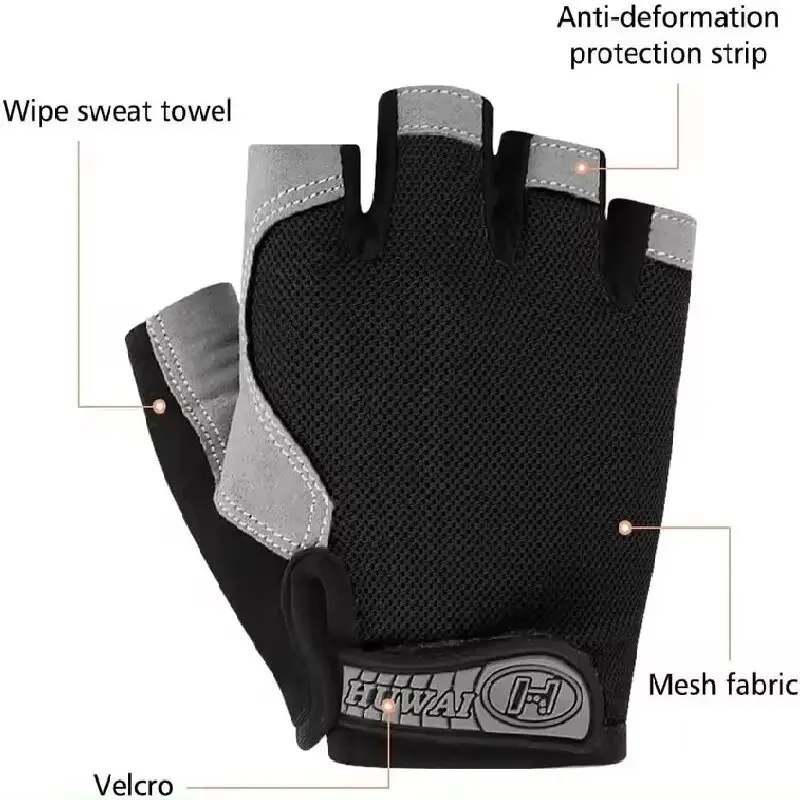 プロ仕様のジム用フィットネスグローブ。通気性があり、滑り止め - Workout Glove Gym のレビューと価格