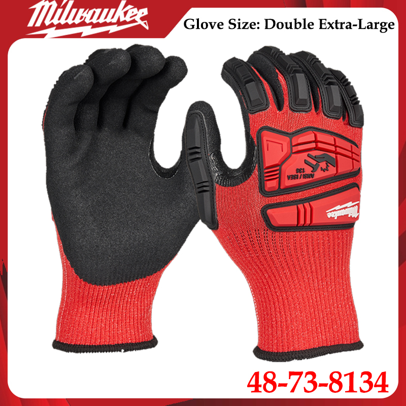 ミルウォーキー 48-73-8134 XXL インパクト作業 - Work Glove Impact のレビューと価格